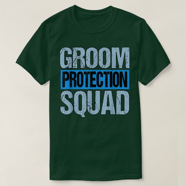 T-shirt Fête de Mens Groom Protection  (Design devant)