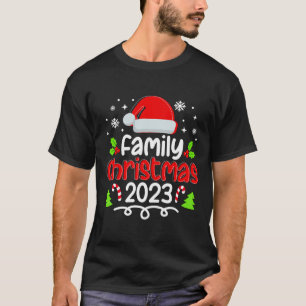 T-shirt Fête de Noël 2023 Feu de Noël de Noël