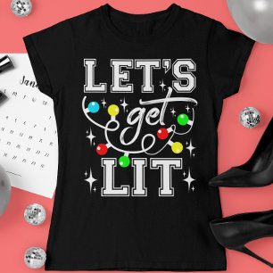 T-shirt Fête de Noël amusante - Lumière de Noël