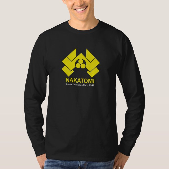 T-shirt Fête de Noël annuelle 1988 de Nakatomi (Devant)
