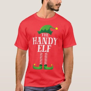 T-shirt Fête de Noël de groupe familial assorti Elf Handy 