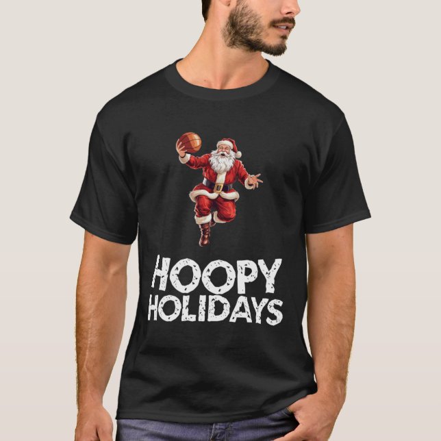 T-shirt Fête de Noël de Père Noël (Devant)
