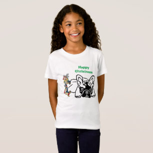 T-Shirt Fête de Noël des bouledogues français