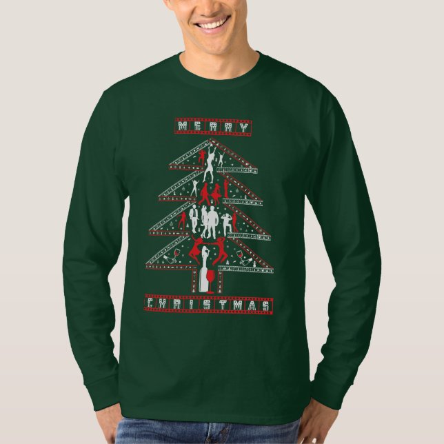 T-shirt Fête de Noël joyeuse (Devant)