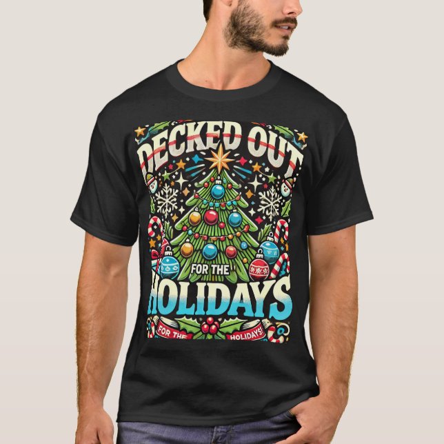 T-shirt fête de noël vibe (Devant)