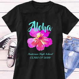 T-shirt Fête de remise de diplômes Fun Aloha Tropical Luau