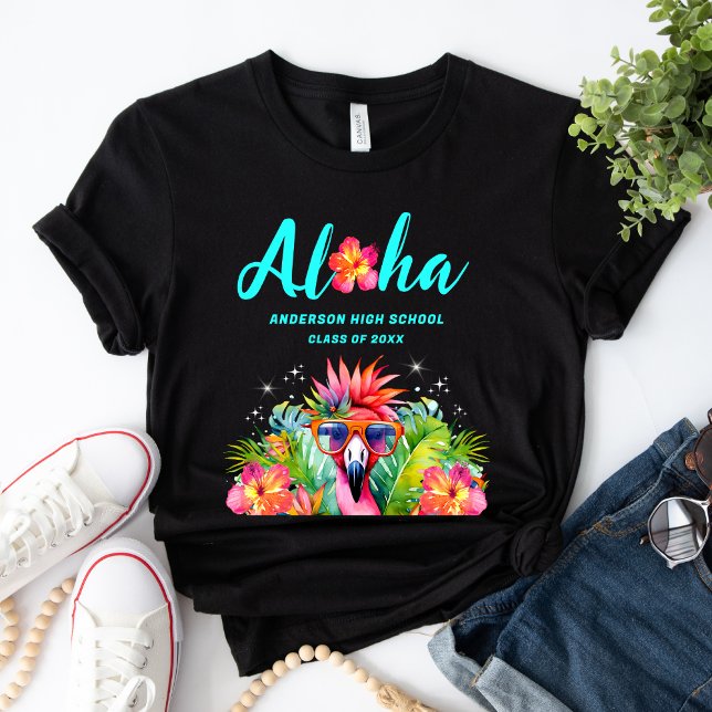 T-shirt Fête de remise des diplômes Tropical Aloha Hawaiia (Créateur téléchargé)