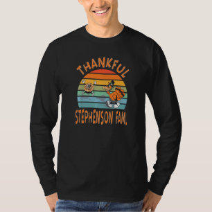 T-shirt Fête de réunion de Thanksgiving de la famille Step