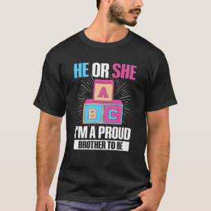 T-shirt Fête de révélation de genre pour enfants pour un b