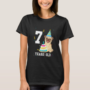 T-shirt Fête d'enfants garçons amateurs de chien carlin 7
