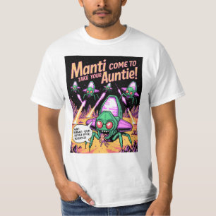 T-shirt  Fête d'enlèvement d'aliens de Manti ! Defender Ar