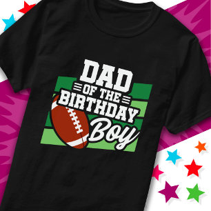 T-shirt Fête des enfants de football Papa of the Birthday 