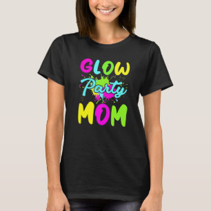 T-shirt Fête des enfants Maman Neon Lumières Fête des mère