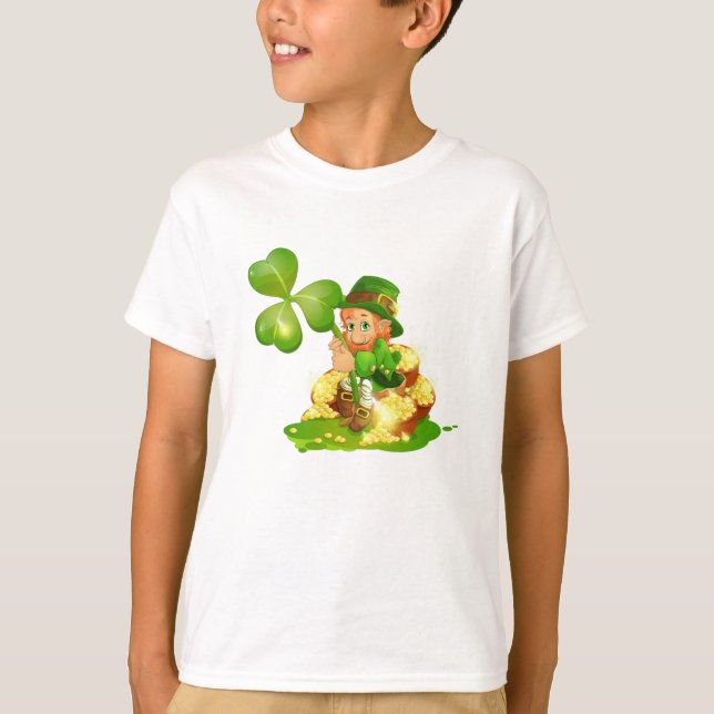 T-shirt Fête des enfants T-Shirt-St. Patrick (Devant)