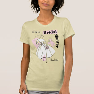 T-shirt Fête des mariées du groupe Neutral de mariée de mo