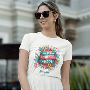 T-shirt Fête des mères amoureux de la nature Floral Person