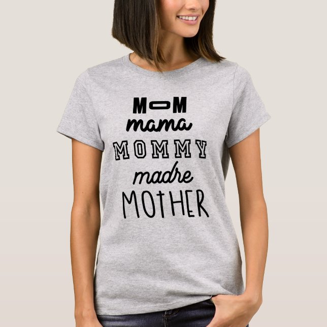 T-shirt Fête des mères Cadeau Maman maman maman maman mama (Devant)