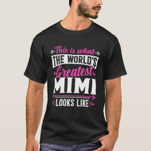 T-shirt Fête des Mères C'est le plus grand Mimi Lo au mond