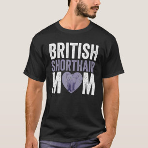 T-shirt Fête des Mères Chat Maman Chat British Shorthair