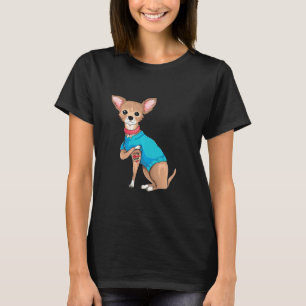 T-shirt Fête Des Mères Chien Drôle Chihuahua J'Aime Maman 