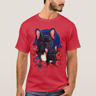 T-shirt Fête des mères de chiens de taureaux français