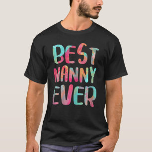 T-shirt Fête des mères de la meilleure nounou jamais