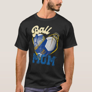 T-shirt Fête des mères de maman de balle de la main de la