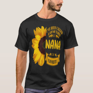 T-shirt Fête des mères de Nana Fête des grands-parents Fêt