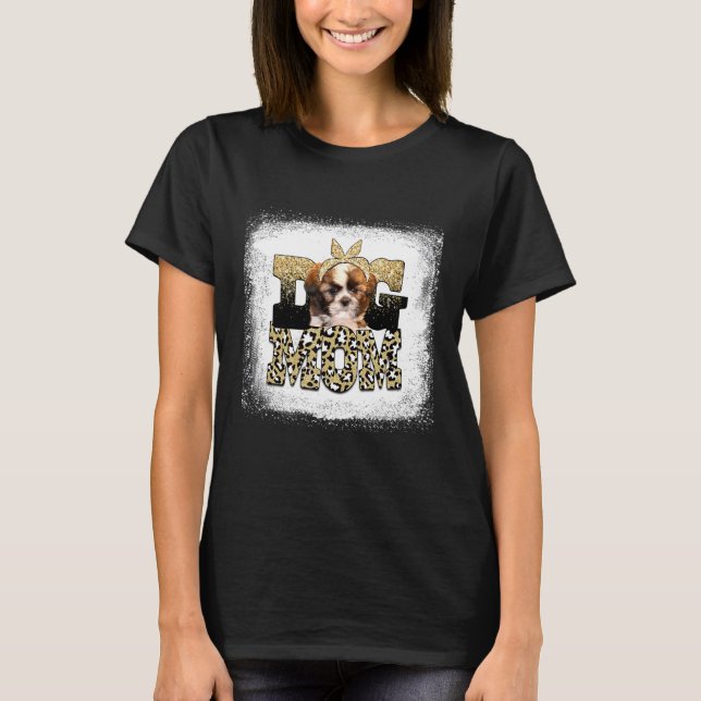 T-shirt Fête des mères du Léopard occidental Shih Tzu (Devant)