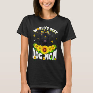 T-shirt Fête des mères du meilleur chien de Terre-Neuve