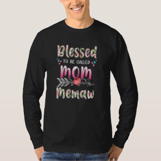 T-shirt Fête Des Mères Femmes Béni D'Être Appelé Maman Et
