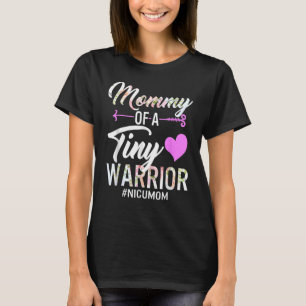 T-shirt Fête Des Mères Maman D'Un Petit Guerrier Nicu Mama