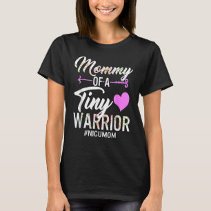 T-shirt Fête Des Mères Maman D'Un Petit Guerrier Nicu Mama
