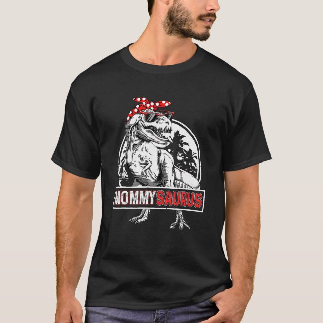 T-shirt Fête des mères Mommysaurus T Rex Dinosaur Moment d (Devant)