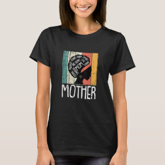 T-shirt Fête des mères noires Afro Melanin Pride Maman Ma