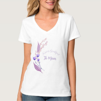 T-shirt Fête des mères, toujours reconnaissante à maman