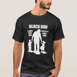 T-shirt Fête des pères afro-américaine noire Afrocentri