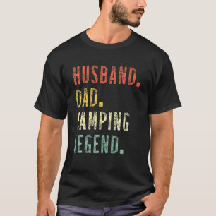 T-shirt Fête des pères Amusante Camper Mari Papa Camping L
