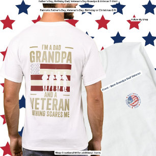 T-shirt Fête des pères, Anniversaire papa, grand-père et v
