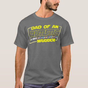 T-shirt Fête des pères Autisme Guerrier Sensibilisation Pa