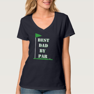 T-shirt Fête des pères Best Dad par Par Funny Golf Cadeau
