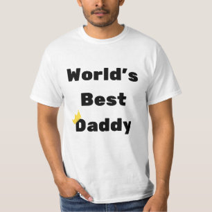 T-shirt fête des pères cadeau-Le meilleur papa du monde
