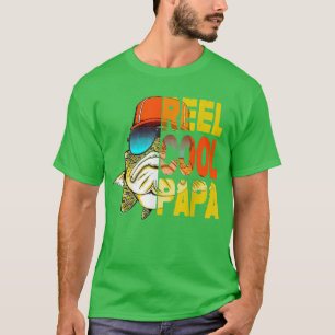 T-shirt Fête des pères Cadeaux T Pêche Reel Cool Papa