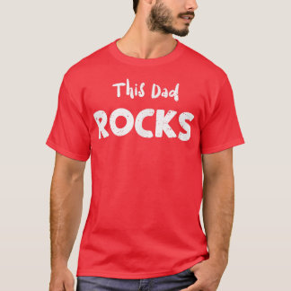 T-shirt Fête des pères Ce Papa FrappeGuitare Dit