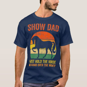 T-shirt Fête des pères Cheval Show Papa