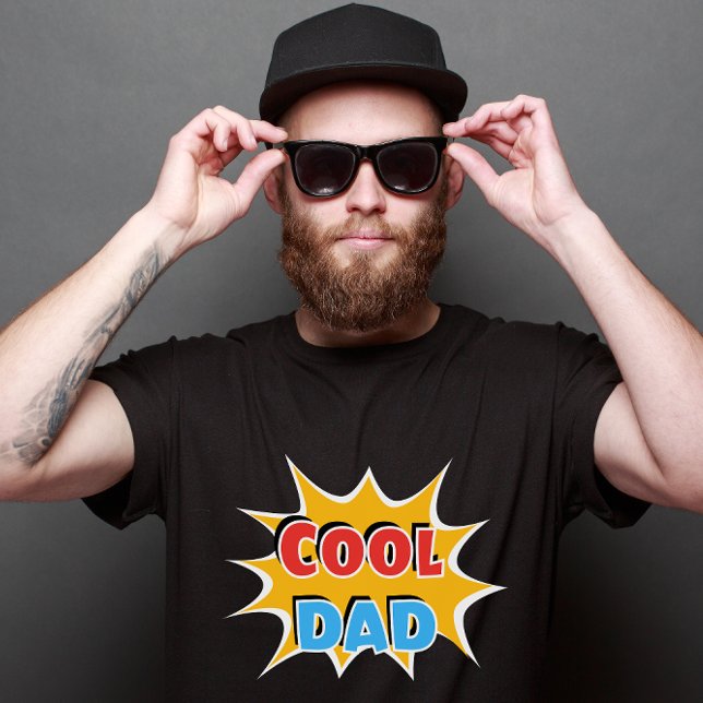 T-shirt Fête des pères Comic Cool de livre Papa Mens (Créateur téléchargé)
