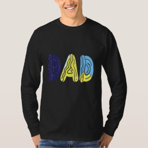 T-shirt Fête des pères d'amour Bluey-Papa-maman