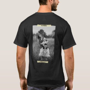 T-shirt Fête des pères de bande photo de meilleur papa jam