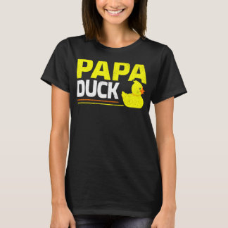 T-shirt Fête des pères de canard canard canard en caoutcho