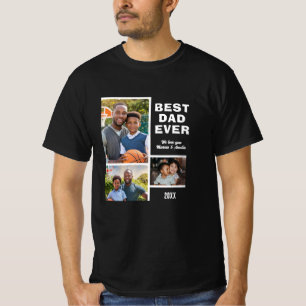 T-shirt Fête des pères de collection photo de Best Dad Eve